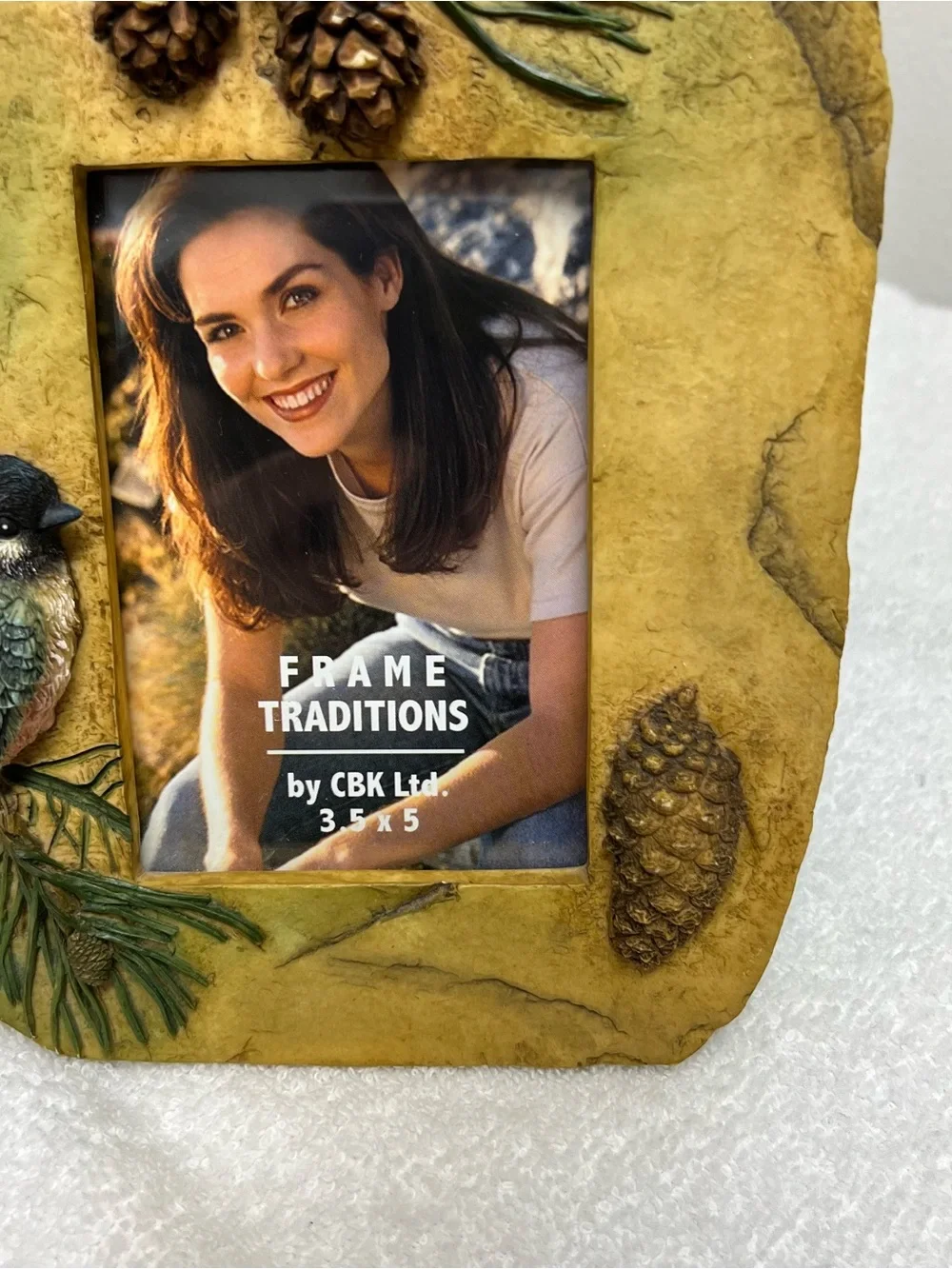 Frame Traditions Rustic Bird & Pinecone Picture Frame